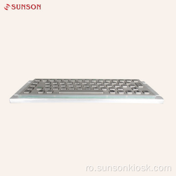 Tastatură metalică cu touch pad